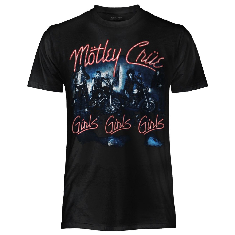 MAGLIA T SHIRT MOTLEY CRUE GIRLS