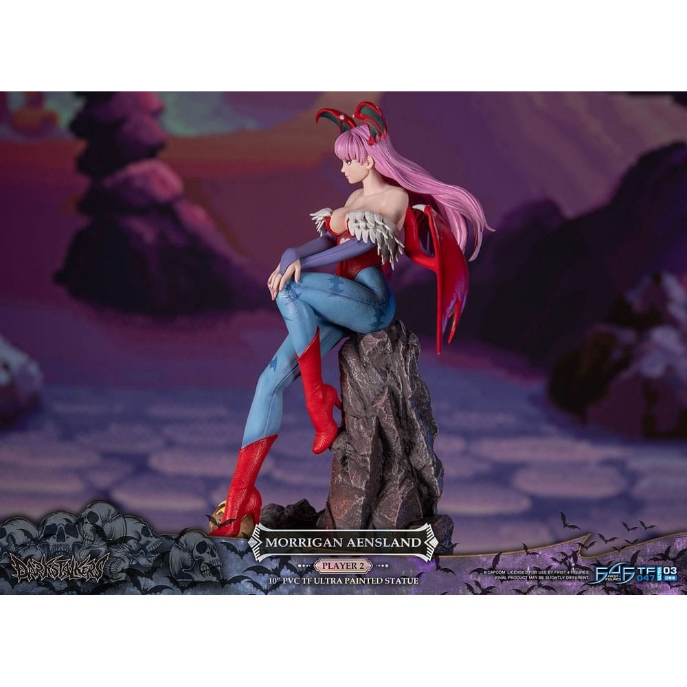 FIRST4FIGURES DARKSTALKERS MORRIGAN AENSLAND PLAYER 2 VARIANT STATUE FIGURE