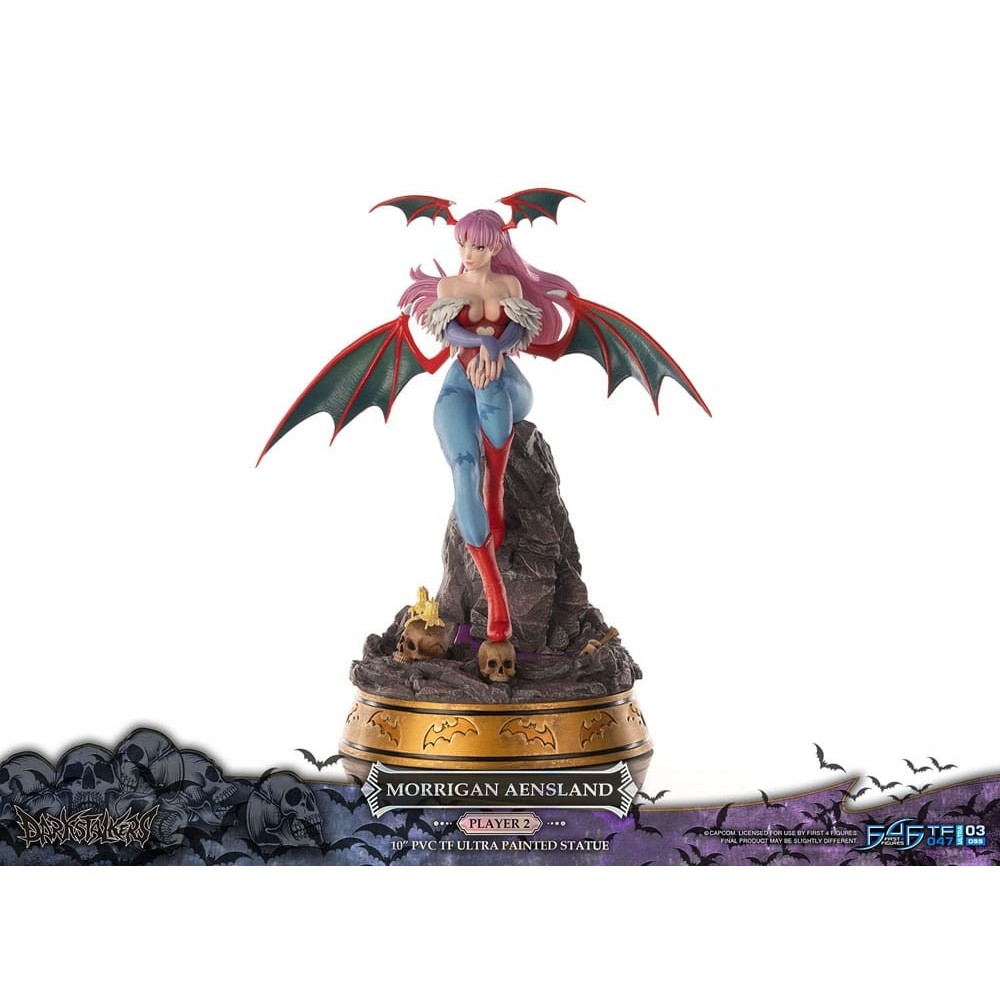 FIRST4FIGURES DARKSTALKERS MORRIGAN AENSLAND PLAYER 2 VARIANT STATUE FIGURE