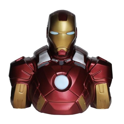 MARVEL COMICS IRON MAN BUST BANK SALVADANAIO SEMIC