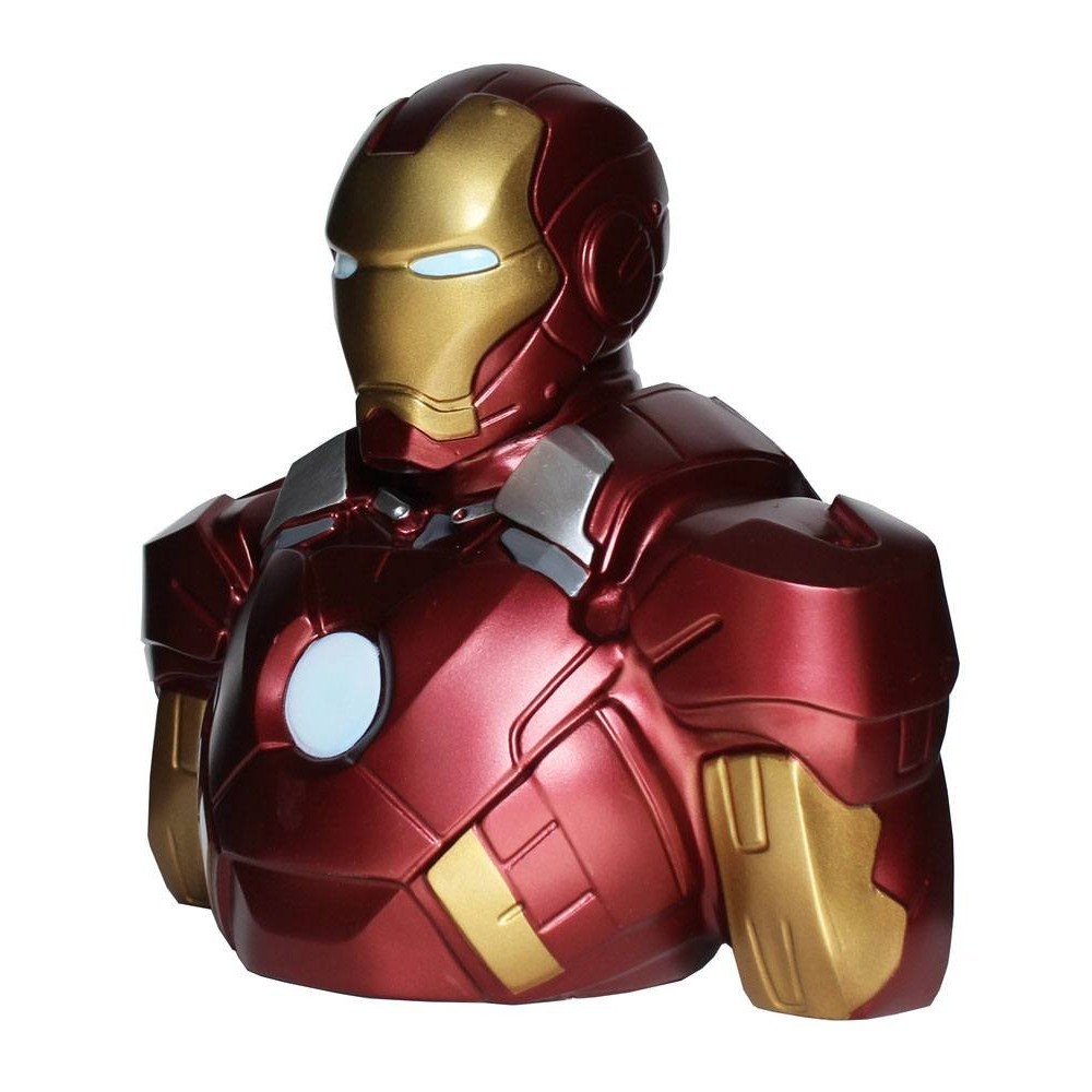 SEMIC MARVEL COMICS IRON MAN BUST BANK