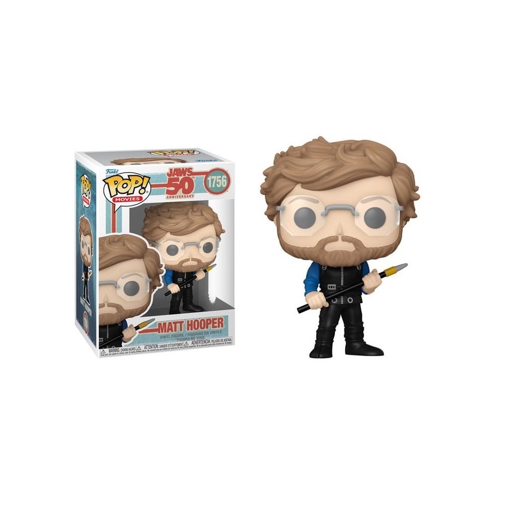 FUNKO POP! JAWS LO SQUALO MATT HOOPER BOBBLE HEAD FIGURE FUNKO