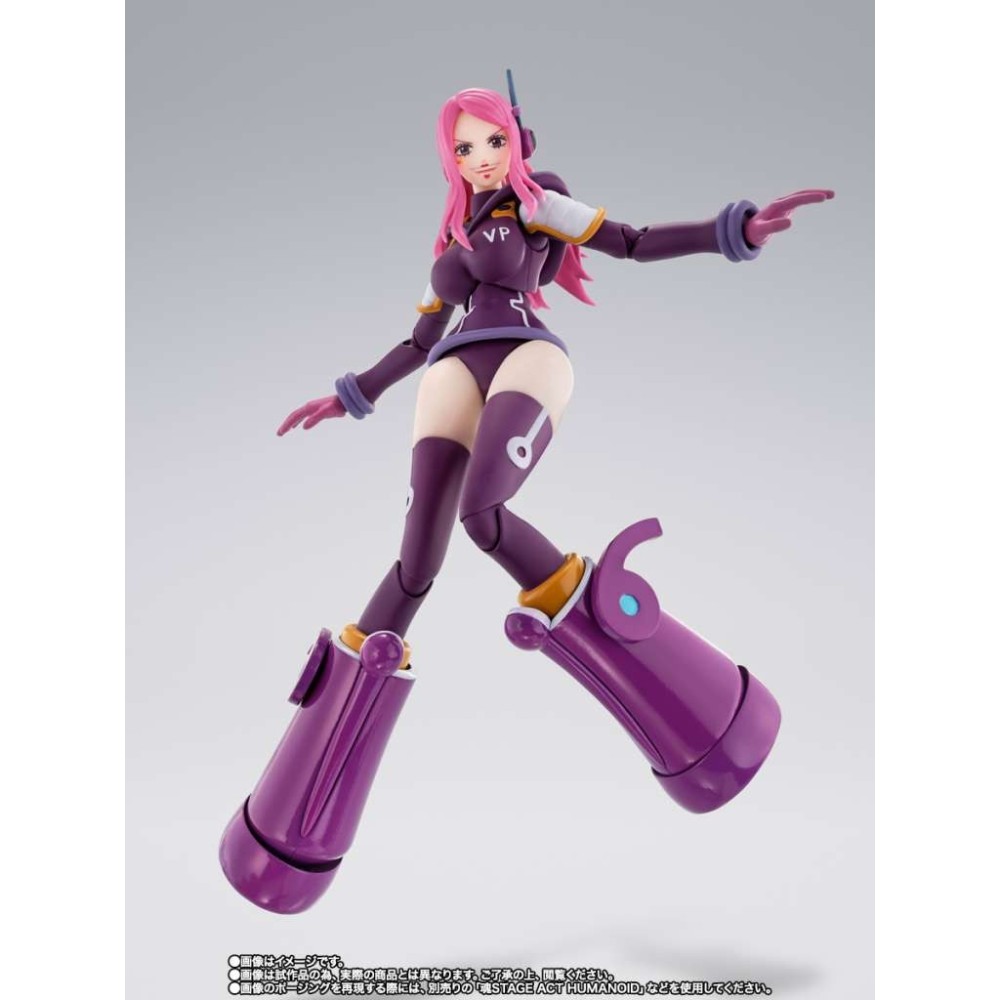 BANDAI ONE PIECE JEELRY BONNEY FUTURE ISLAND EGGHEAD S.H. FIGUARTS SERIES PVC ACTION FIGURE