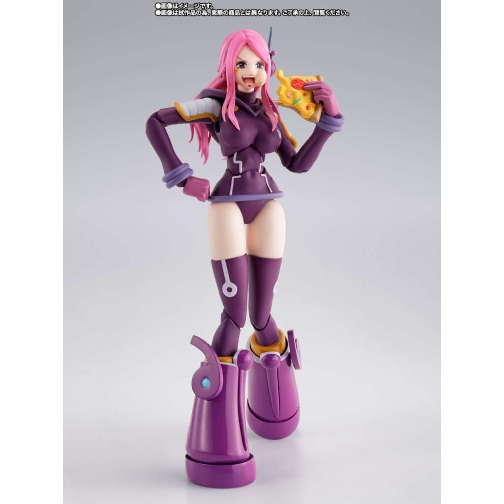 BANDAI ONE PIECE JEELRY BONNEY FUTURE ISLAND EGGHEAD S.H. FIGUARTS SERIES PVC ACTION FIGURE