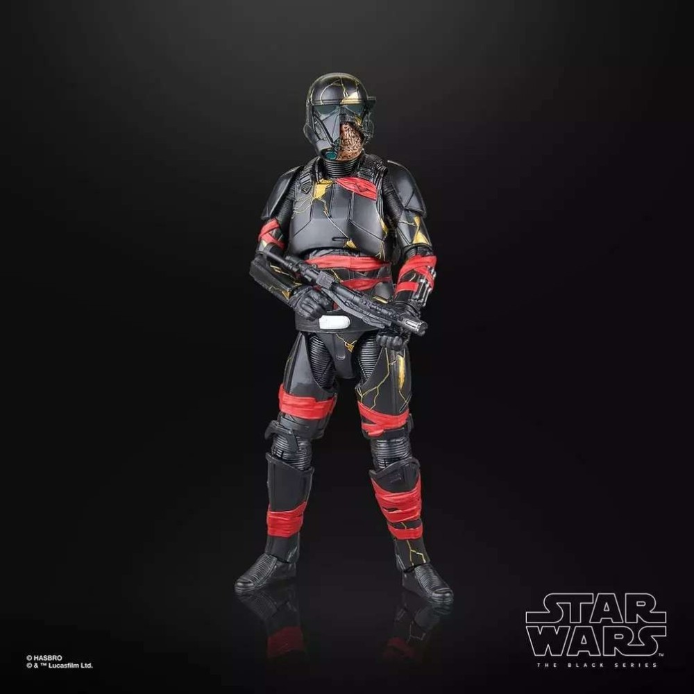 STAR WARS THE BLACK SERIES AHSOKA NIGHT TROOPER ACTION FIGURE HASBRO