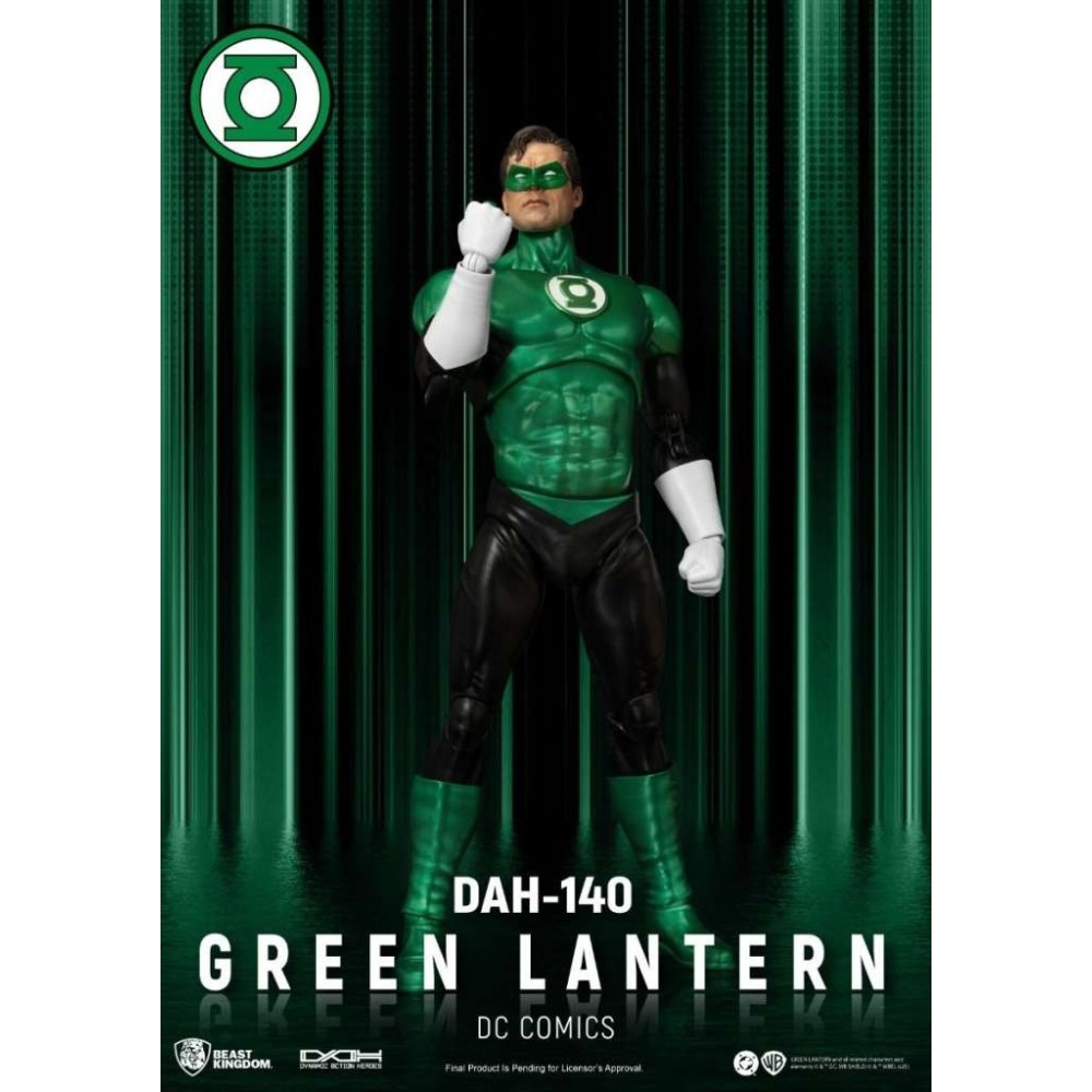 BEAST KINGDOM DC COMICS DAH-140 GREEN LANTERN DYNAMIC ACTION HEROES ACTION FIGURE