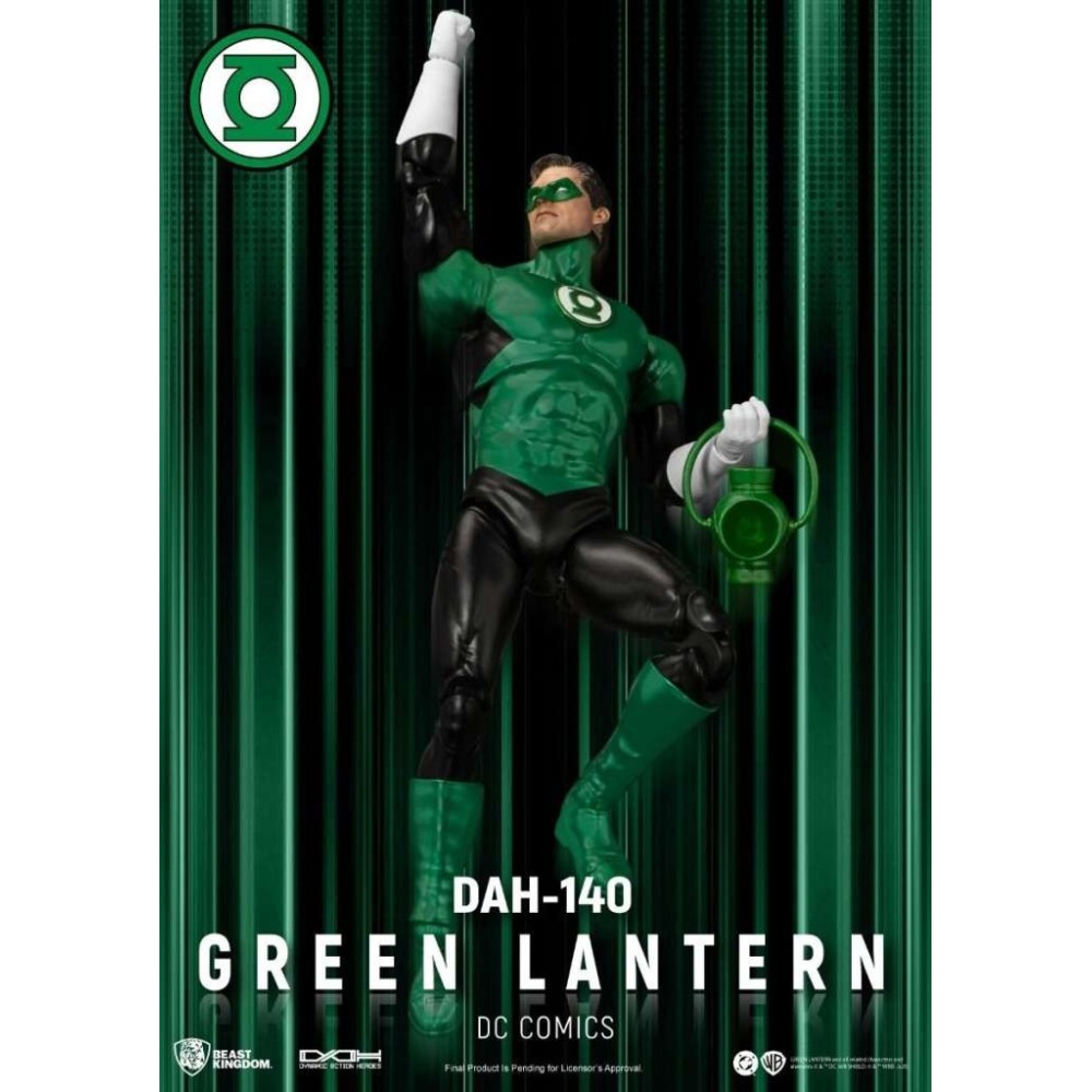 BEAST KINGDOM DC COMICS DAH-140 GREEN LANTERN DYNAMIC ACTION HEROES ACTION FIGURE