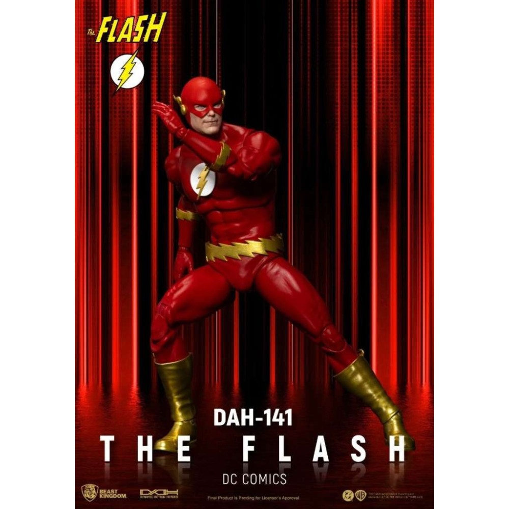 BEAST KINGDOM DC COMICS DAH-141 THE FLASH DYNAMIC ACTION HEROES ACTION FIGURE