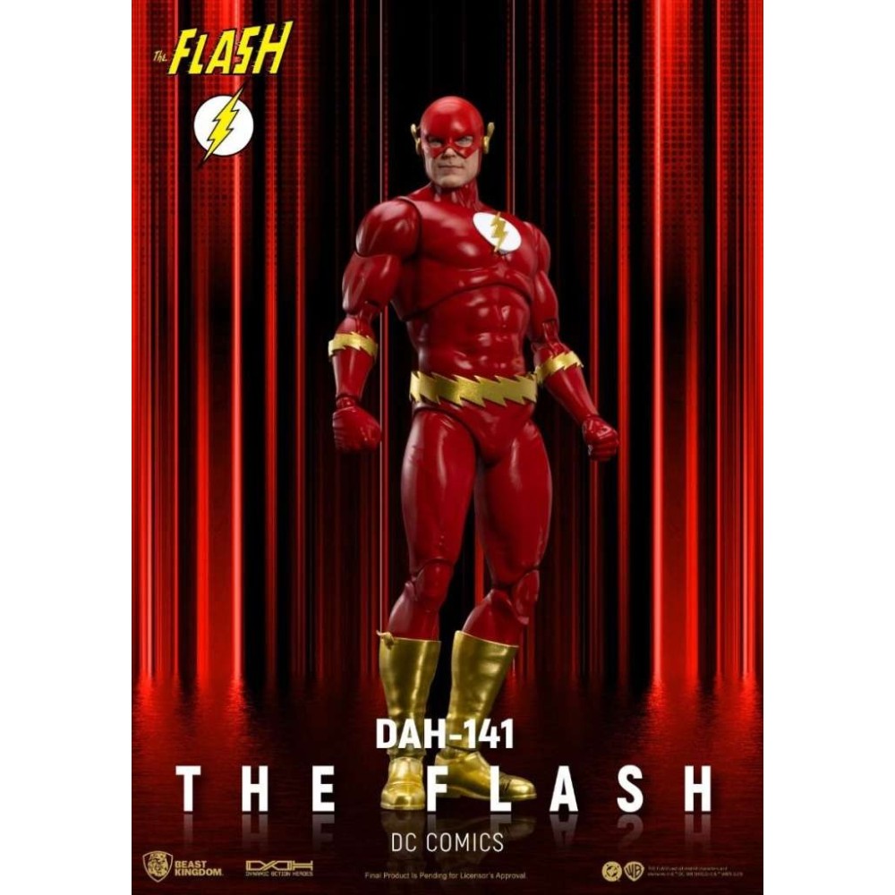 BEAST KINGDOM DC COMICS DAH-141 THE FLASH DYNAMIC ACTION HEROES ACTION FIGURE