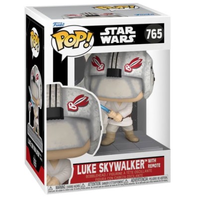 FUNKO POP! STAR WARS 765 LUKE SKYWALKER WITH REMOTE BOBBLE HEAD FIGURE FUNKO