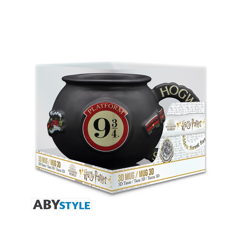 HARRY POTTER PLATFORM 9 3/4 MUG TAZZA 3D 500ML ABYSTYLE