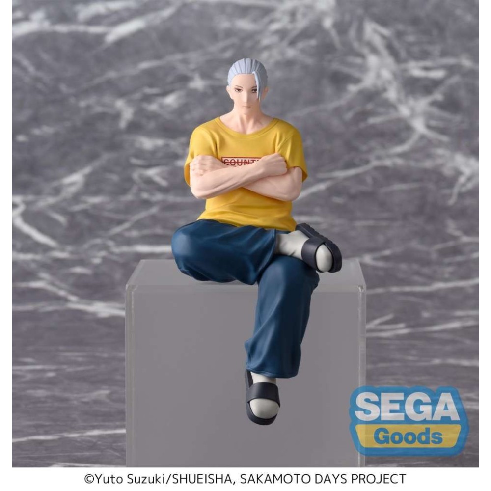 SAKAMOTO DAYS TARO SAKAMOTO SERIOUS PERCHING FIGURE STATUA SEGA GOODS