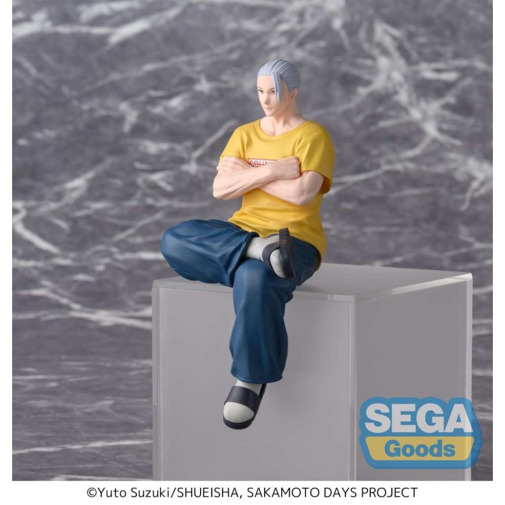 SAKAMOTO DAYS TARO SAKAMOTO SERIOUS PERCHING FIGURE STATUA SEGA GOODS