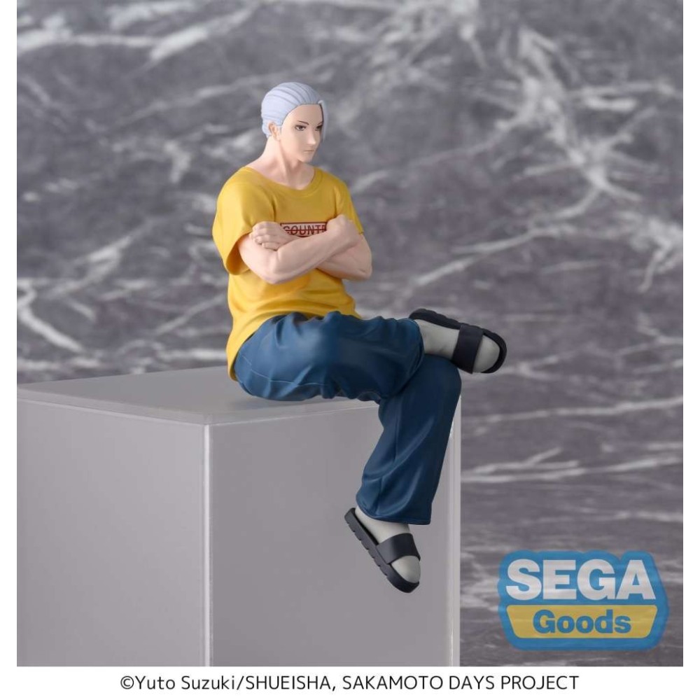 SEGA GOODS SAKAMOTO DAYS TARO SAKAMOTO SERIOUS PERCHING PVC FIGURE STATUE