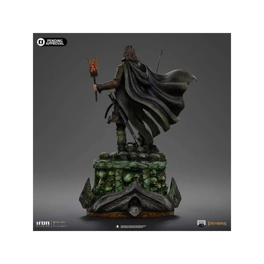 IL SIGNORE DEGLI ANELLI ARAGORN UNLEASHED ART SCALE 1/10 STATUA FIGURE IRON STUDIOS