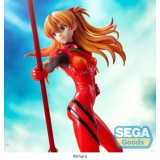 SEGA GOODS EVANGELION 3.0+1.0 ASUKA SHIKINAMI LANGLEY SPEAR OF CASSIUS LUMINASTA STATUE PVC FIGURE