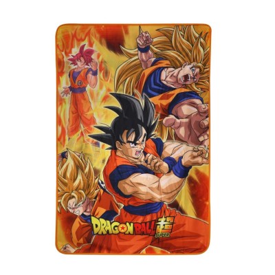 DRAGON BALL SUPER BATTLE OF GODS GOKU COPERTA IN PILE 100X150CM SD TOYS