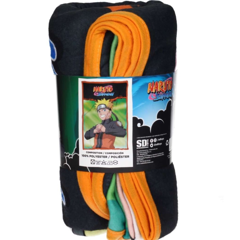 NARUTO SHIPPUDEN UZUMAKI NARUTO COPERTA IN PILE POLAR 100X150CM SD TOYS