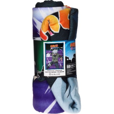 NARUTO SHIPPUDEN KAKASHI COPERTA IN PILE POLAR 100X150CM SD TOYS
