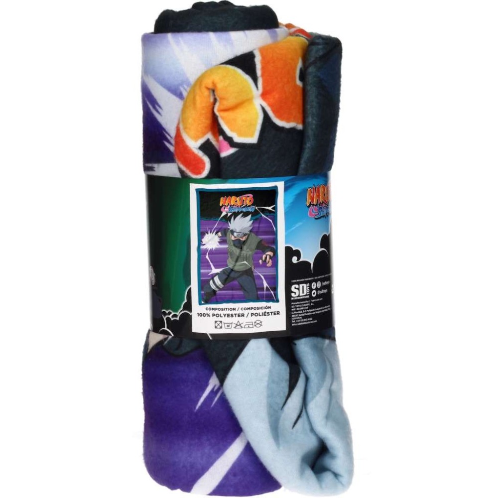 NARUTO SHIPPUDEN KAKASHI COPERTA IN PILE POLAR 100X150CM SD TOYS