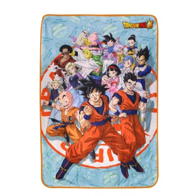 DRAGON BALL SUPER UNIVERSE SURVIVAL ICONIC CHARACTERS COPERTA IN PILE 100X150CM SD TOYS
