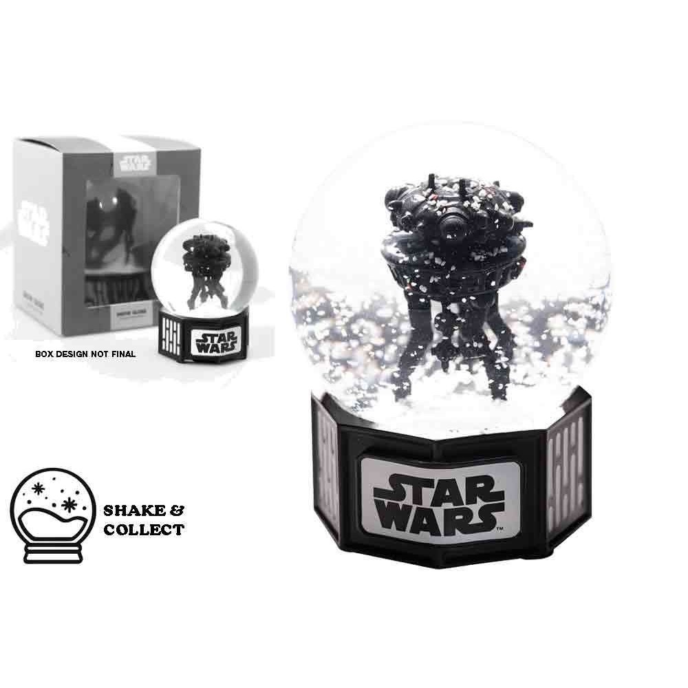 STAR WARS PLANET HOTH VIPER PROBE SNOW GLOBE PALLA DI NEVE GRUPO ERIK