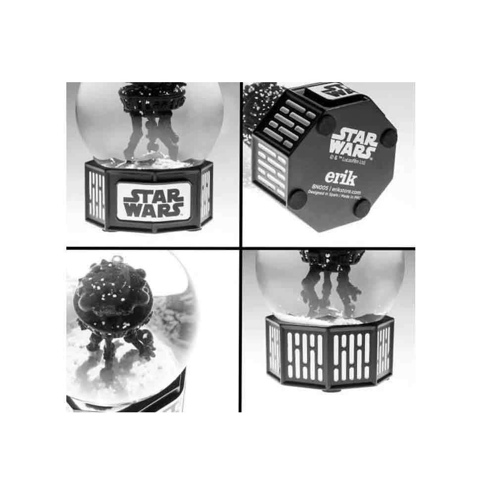 STAR WARS PLANET HOTH VIPER PROBE SNOW GLOBE PALLA DI NEVE GRUPO ERIK