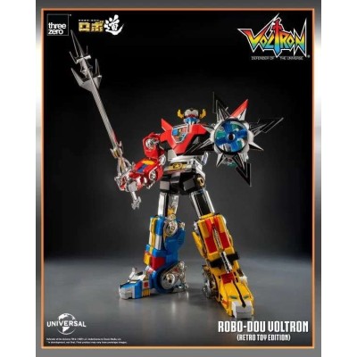 ROBO-DOU VOLTRON RETRO TOY EDITION ACTION FIGURE THREEZERO