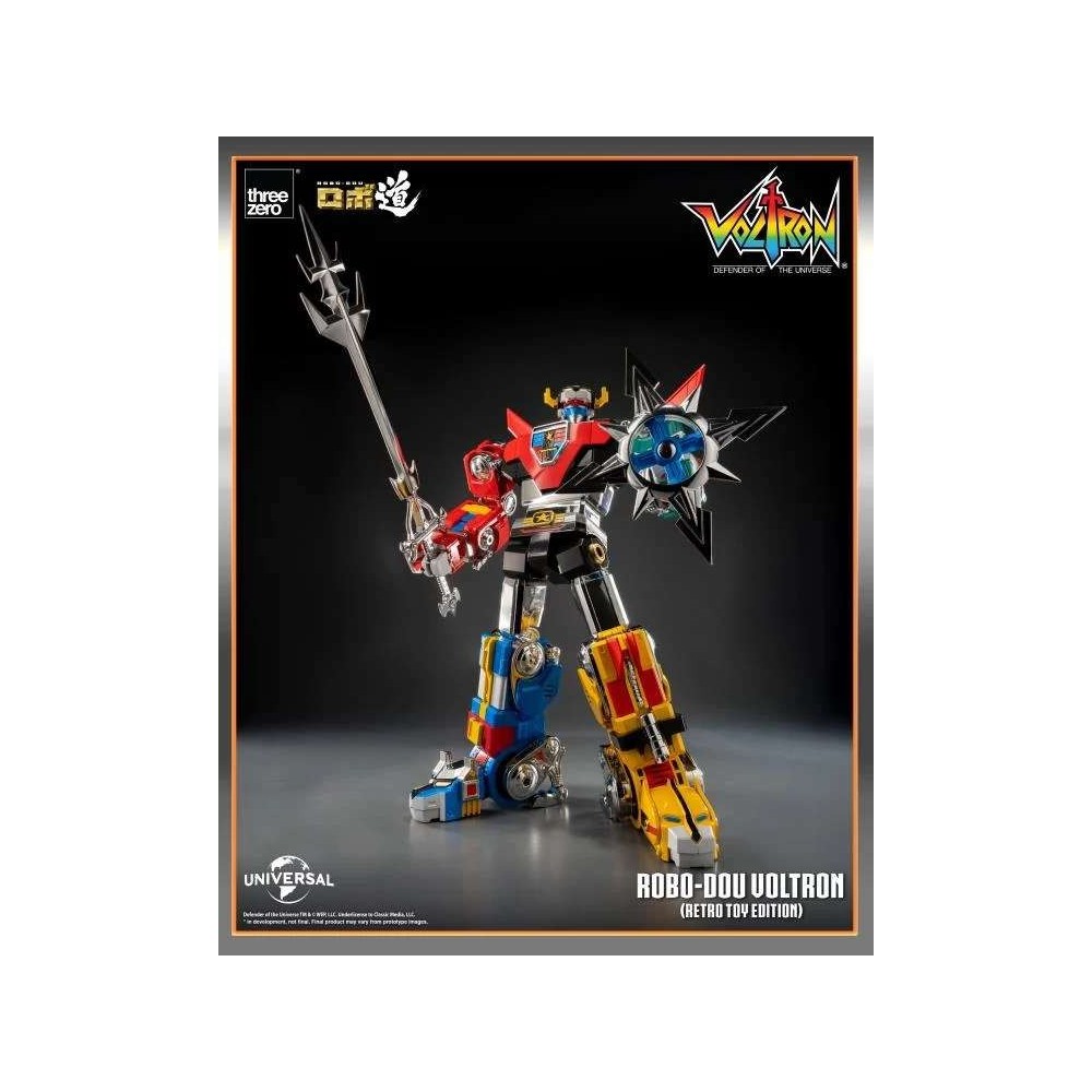 ROBO-DOU VOLTRON RETRO TOY EDITION ACTION FIGURE THREEZERO