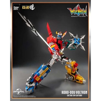 THREEZERO ROBO-DOU VOLTRON RETRO TOY EDITION 27CM ACTION FIGURE