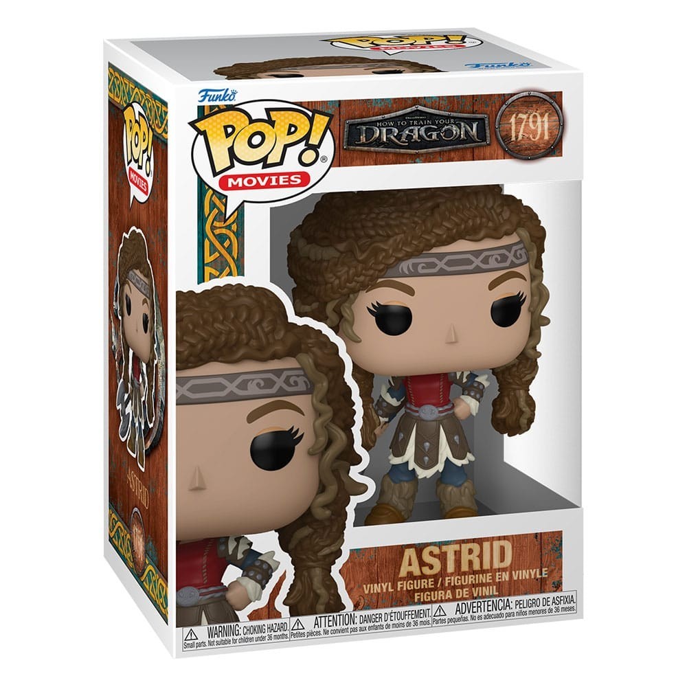 FUNKO POP! DRAGON TRAINER ASTRID BOBBLE HEAD KNOCKER FIGURE FUNKO