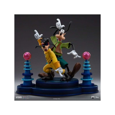 IN VIAGGIO CON PIPPO GOOFY and MAX ART SCALE 1/10 STATUA FIGURE IRON STUDIOS