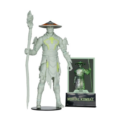 MORTAL KOMBAT 1 RAIDEN GLOWING GOLD LABEL ACTION FIGURE MC FARLANE