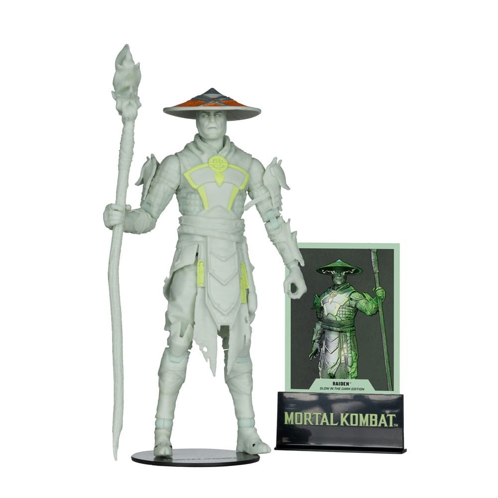 MORTAL KOMBAT 1 RAIDEN GLOWING GOLD LABEL ACTION FIGURE MC FARLANE