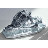 STAR WARS AT-AT WALKER DESTROYED 3D CALENDARIO PERPETUO FIGURE DIORAMA GRUPO ERIK