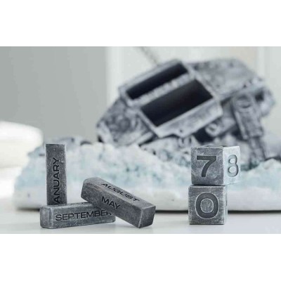 STAR WARS AT-AT WALKER DESTROYED 3D CALENDARIO PERPETUO FIGURE DIORAMA GRUPO ERIK