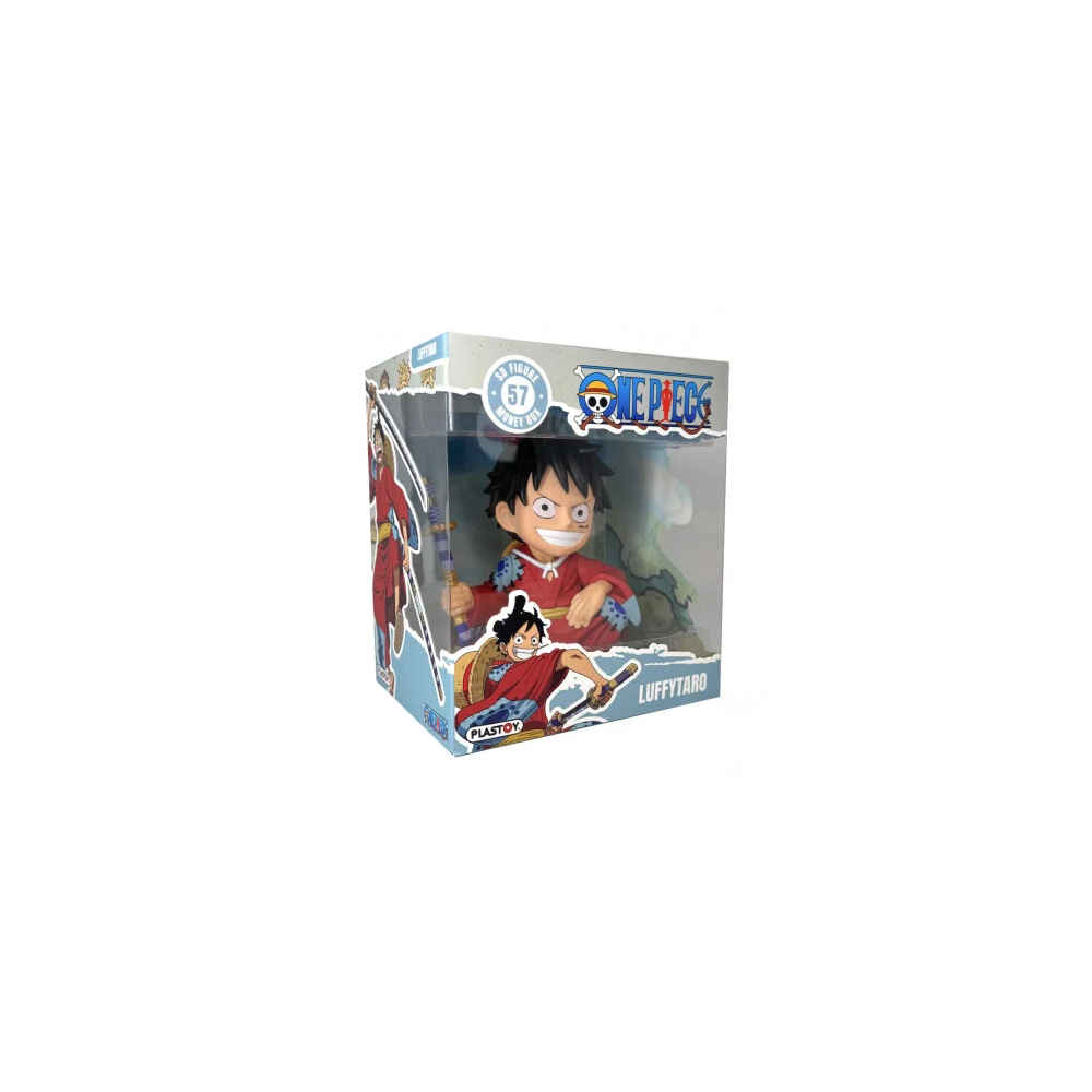 PLASTOY ONE PIECE MONKEY D LUFFY LUFFYTARO COIN BANK PVC FIGURE