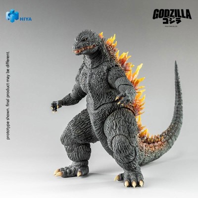 HIYA TOYS GODZILLA 2000 MILLENNIUM EXQUISITE BASIC GODZILLA HEAT RAY 18CM PVC ACTION FIGURE