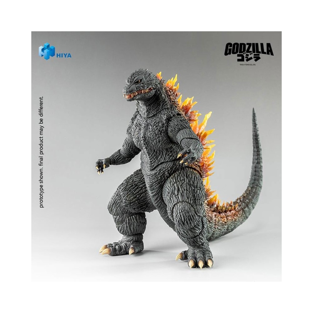 GODZILLA 2000 MILLENNIUM EXQUISITE BASIC GODZILLA HEAT RAY ACTION FIGURE HIYA TOYS