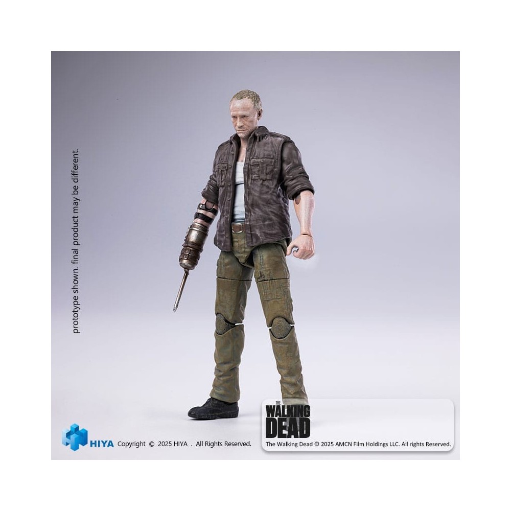 THE WALKING DEAD EXQUISITE MERLE DIXON ACTION FIGURE HIYA TOYS