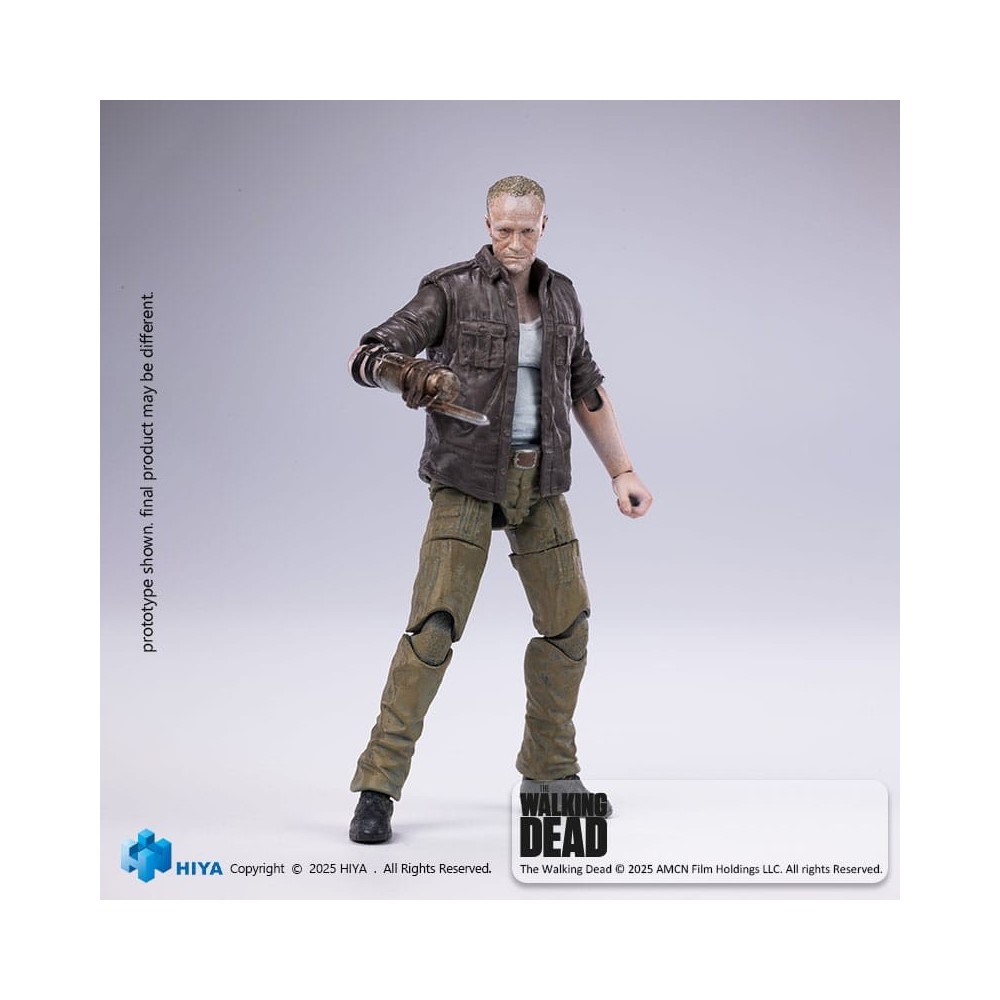 HIYA TOYS THE WALKING DEAD EXQUISITE MERLE DIXON PVC ACTION FIGURE