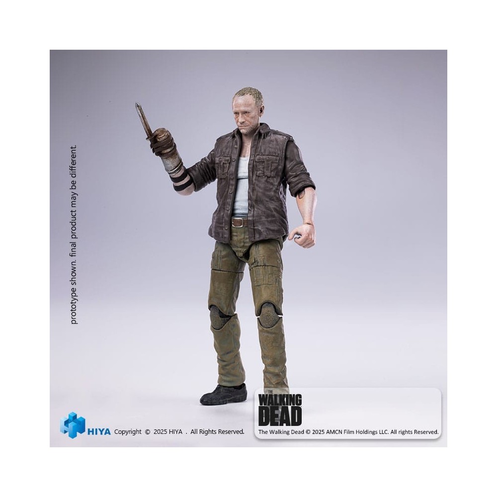 HIYA TOYS THE WALKING DEAD EXQUISITE MERLE DIXON PVC ACTION FIGURE
