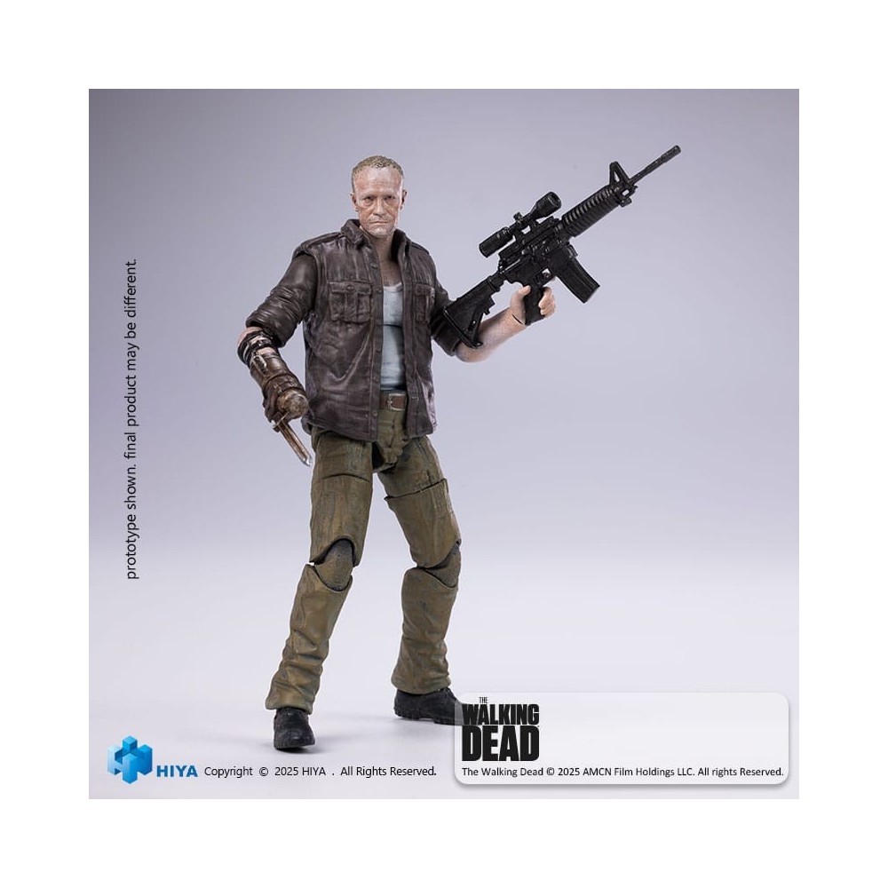 THE WALKING DEAD EXQUISITE MERLE DIXON ACTION FIGURE HIYA TOYS