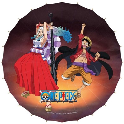 ONE PIECE MONKEY D.LUFFY AND YAMATO WAGASA OMBRELLO PARASOLE SAKAMI MERCHANDISE