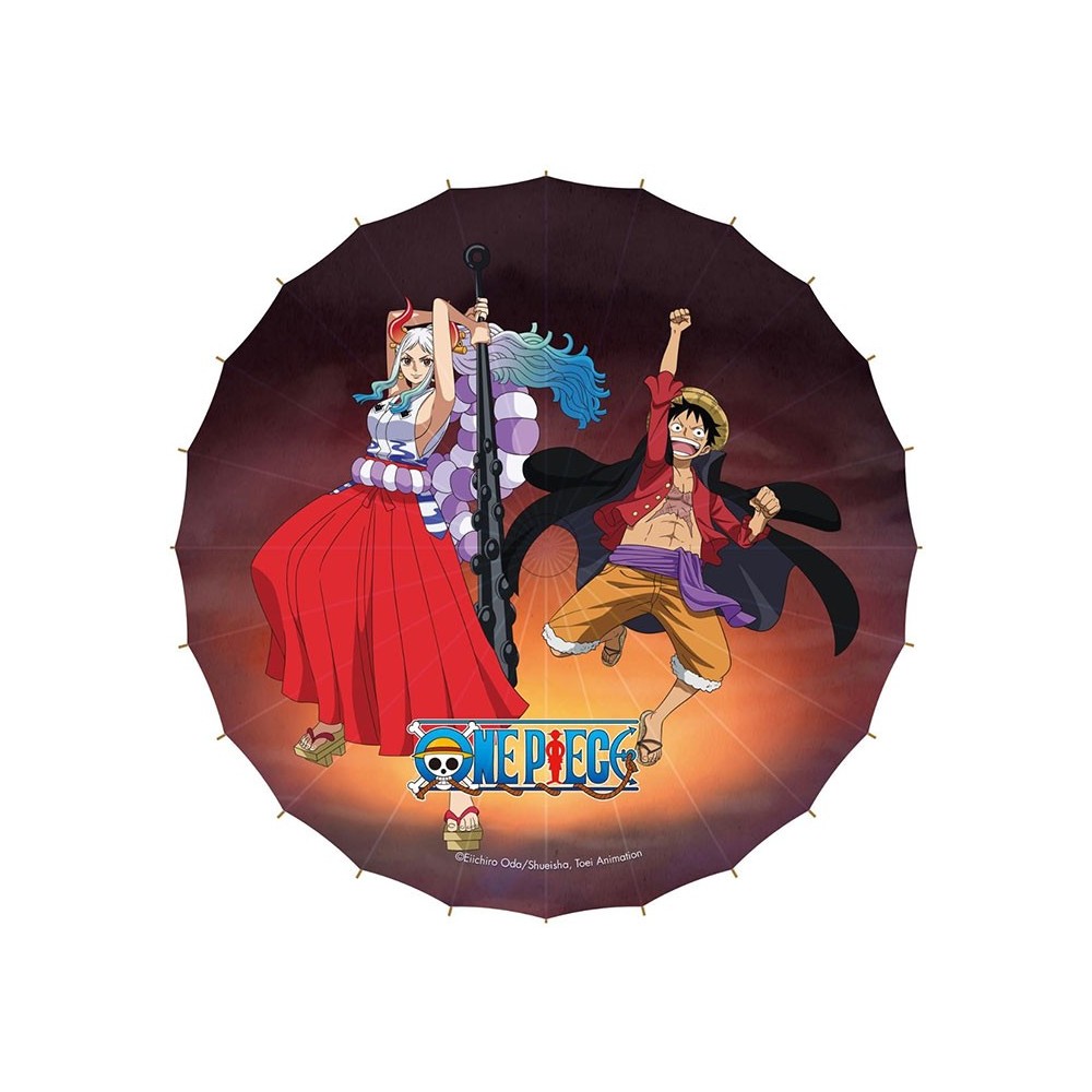 SAKAMI MERCHANDISE ONE PIECE MONKEY D.LUFFY AND YAMATO WAGASA UMBRELLA