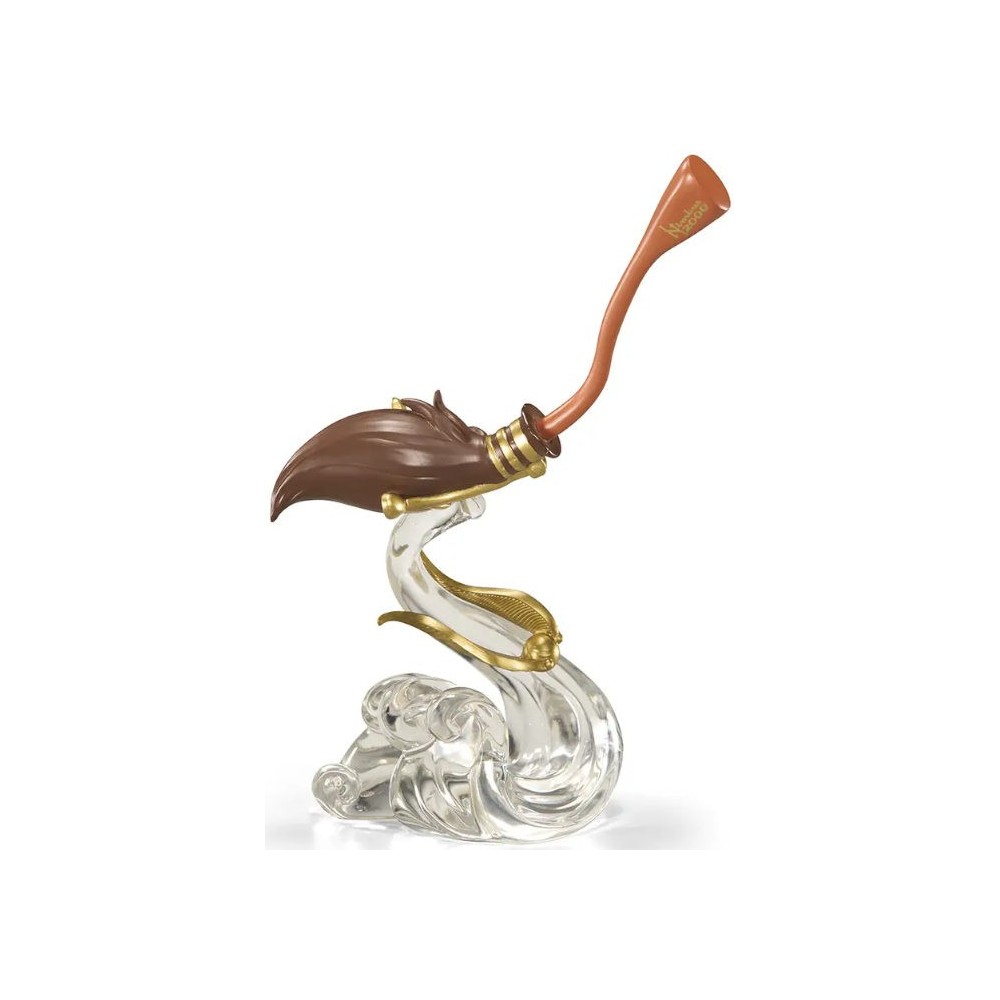 NOBLE COLLECTIONS HARRY POTTER NIMBUS 2000 AND GOLDEN SNITCH DIORAMA STATUE