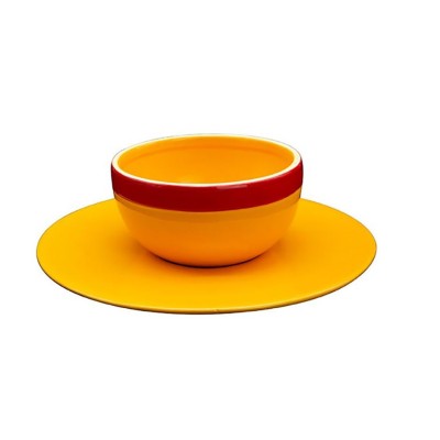ABYSTYLE ONE PIECE STRAWHAT BOWL AND SAUCER 250ML