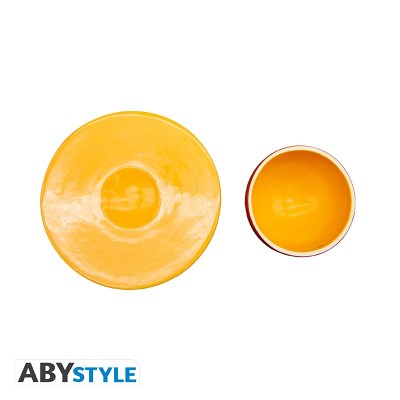 ABYSTYLE ONE PIECE STRAWHAT BOWL AND SAUCER 250ML