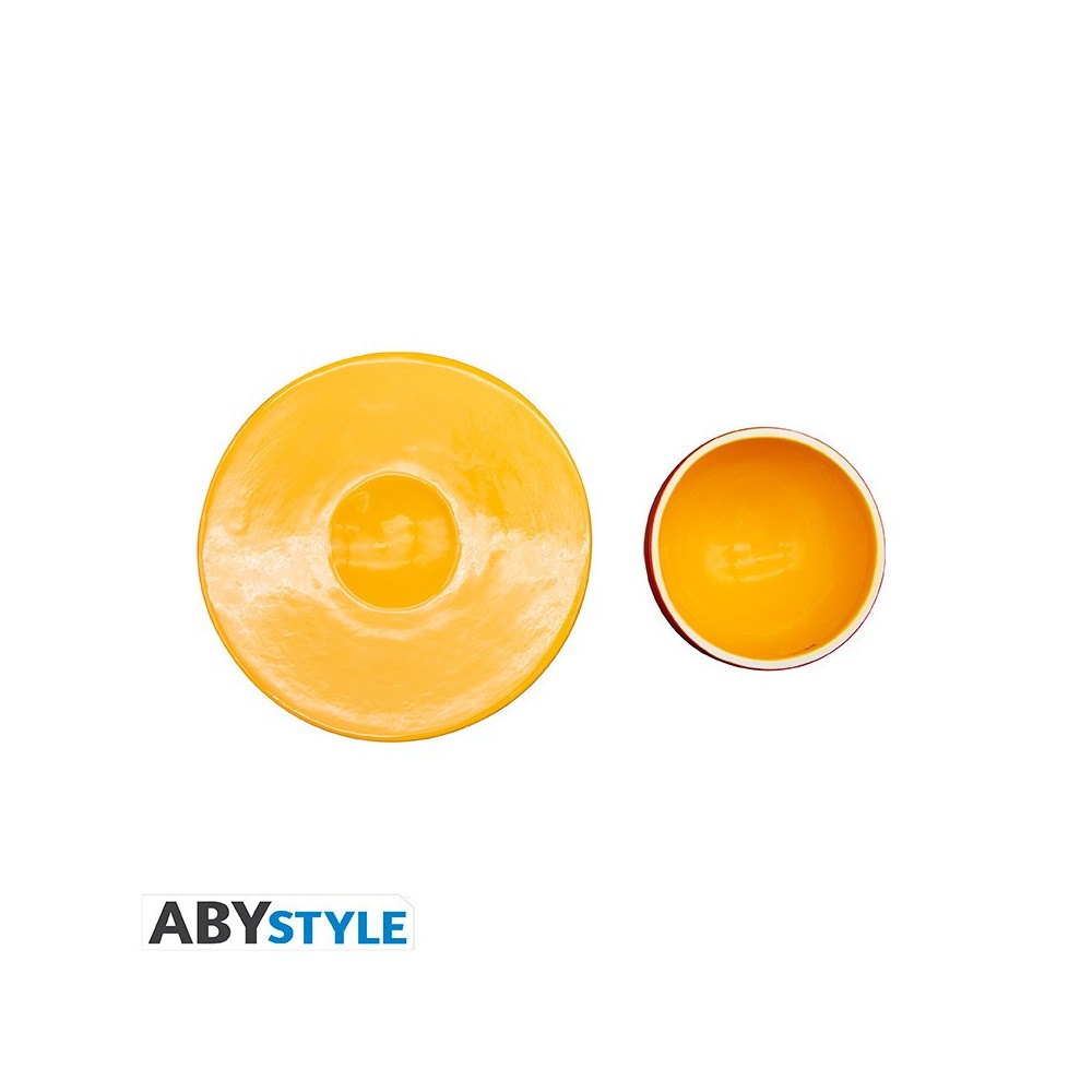 ABYSTYLE ONE PIECE STRAWHAT BOWL AND SAUCER 250ML