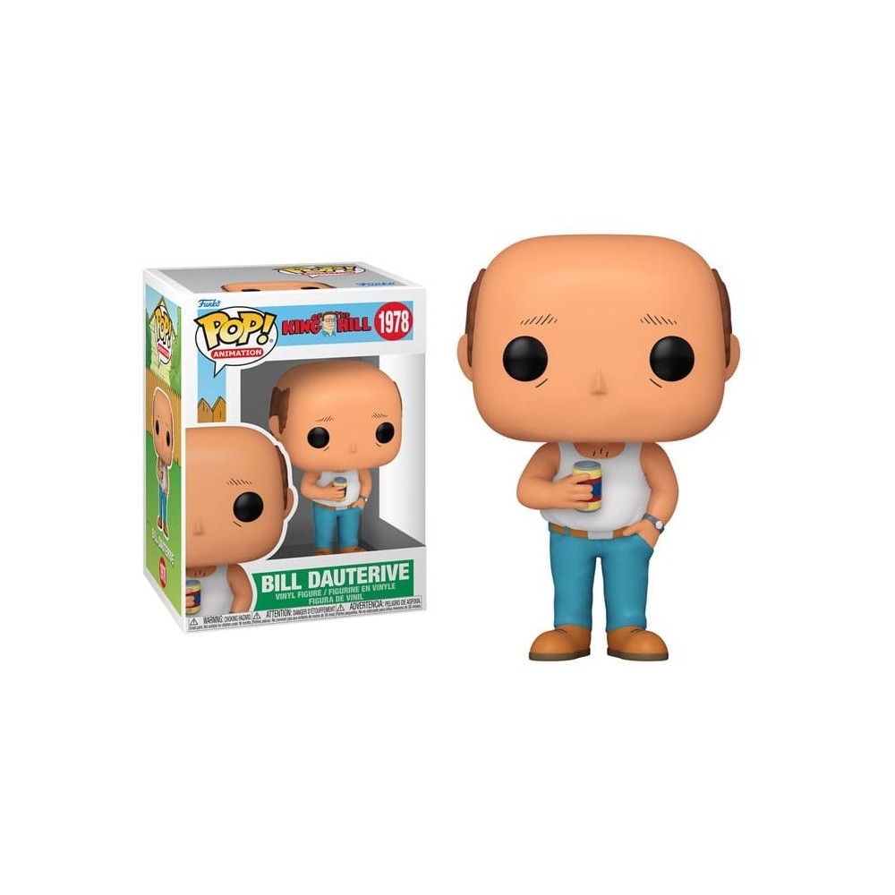 FUNKO POP! KING OF THE HILL BILL DAUTERIVE BOBBLE HEAD FIGURE FUNKO
